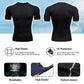Wholesale High Quality Men's Short Sleeve Sport Compression Top Cool Dry Workout T-Shirt Compression Shirt