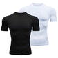Wholesale High Quality Men's Short Sleeve Sport Compression Top Cool Dry Workout T-Shirt Compression Shirt