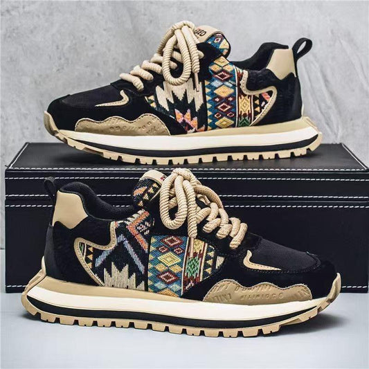 Hongyan New Fashionable Sports Shoes for Comfortable Travel and Leisure Thick Soled Men Shoes