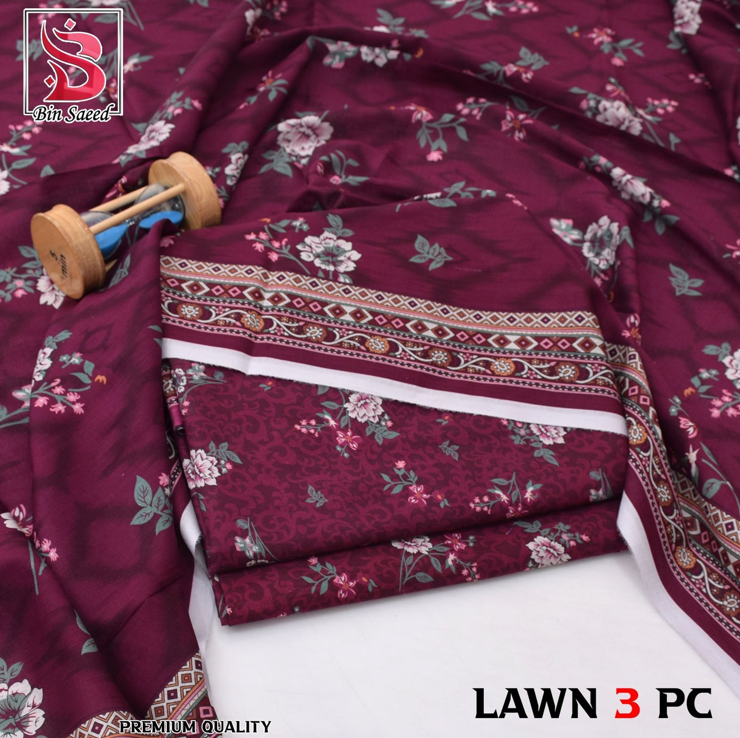 BRANDED NEW 3PC DIGITAL PRINTED ALLOVER COLLECTION