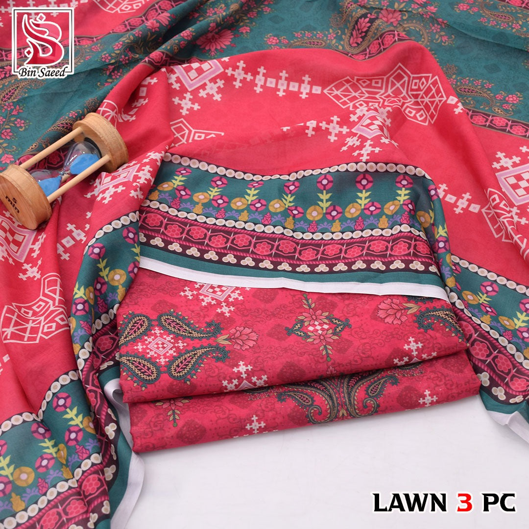 BRANDED NEW 3PC DIGITAL PRINTED ALLOVER COLLECTION