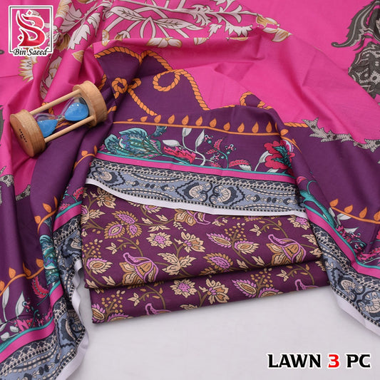 BRANDED NEW 3PC DIGITAL PRINTED ALLOVER COLLECTION
