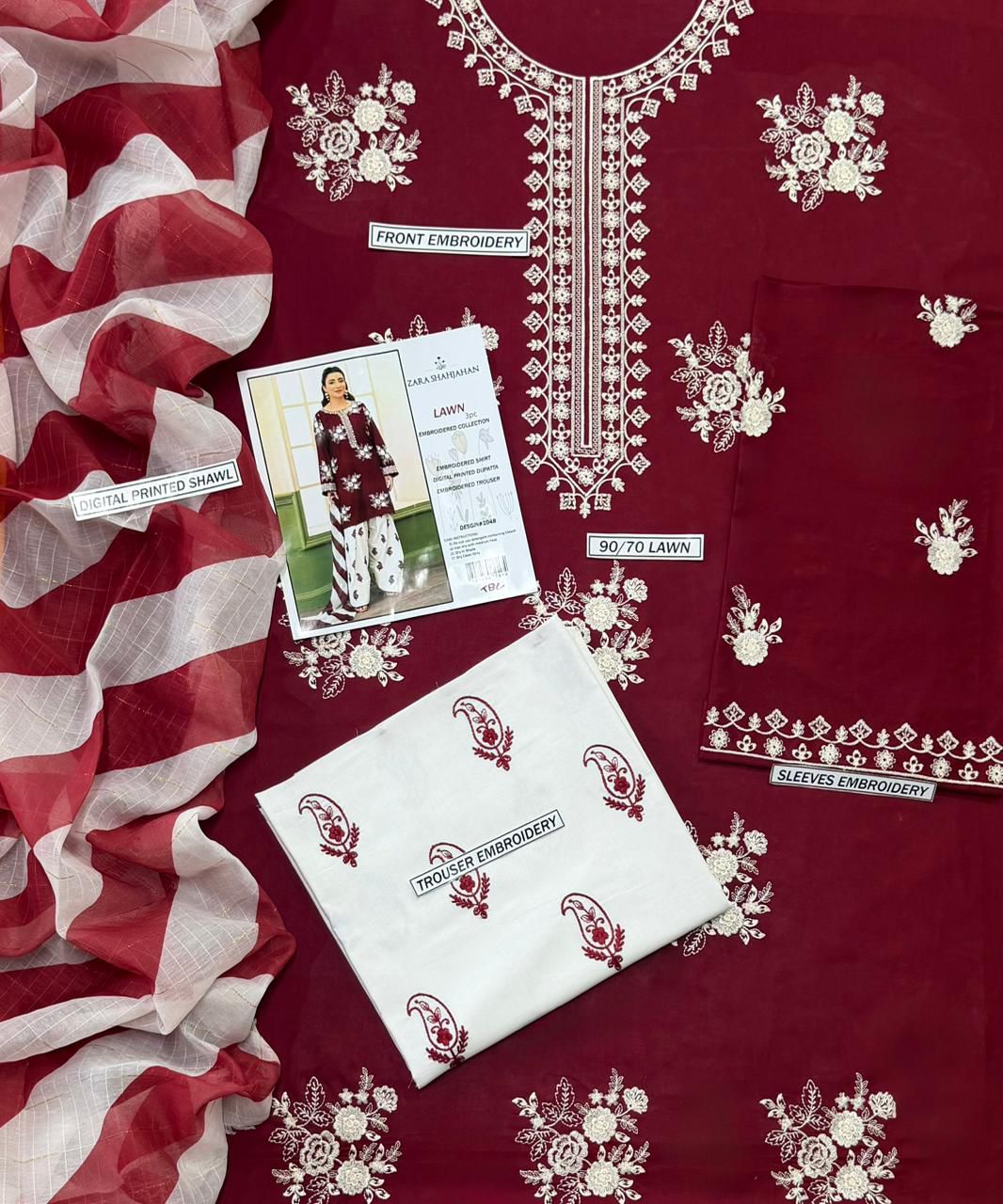 AIRJET 90/70 LAWN EMBROIDERED COLLECTION