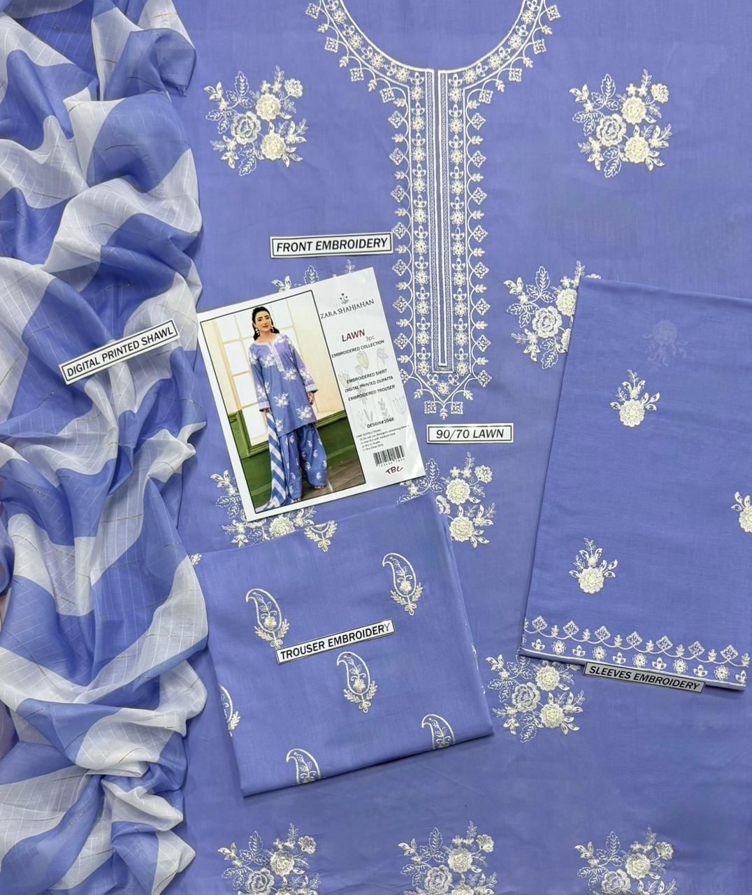 AIRJET 90/70 LAWN EMBROIDERED COLLECTION