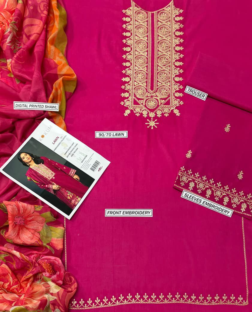 AIRJET 90/70 LAWN EMBROIDERED COLLECTION