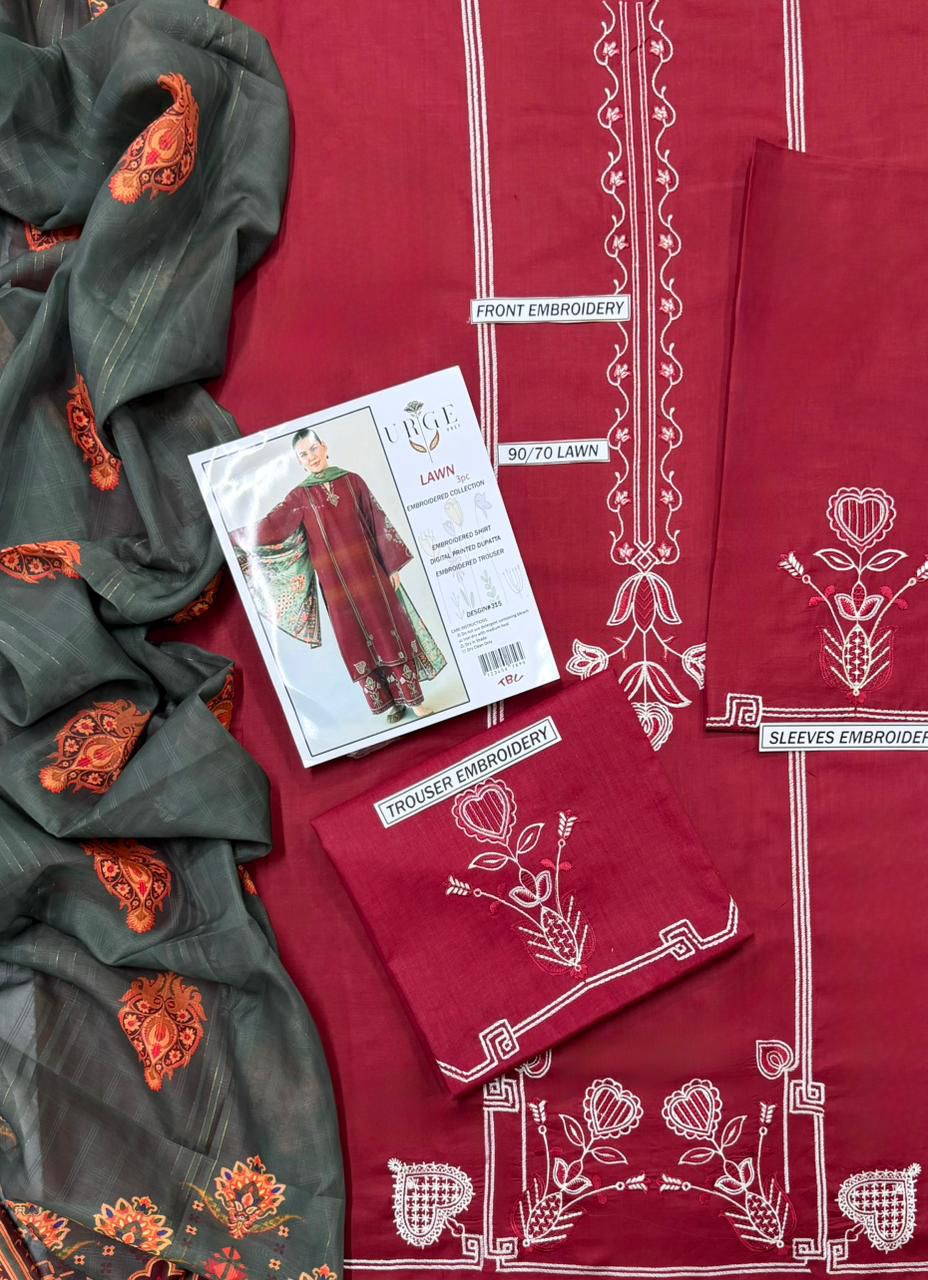 AIRJET 90/70 LAWN EMBROIDERED COLLECTION