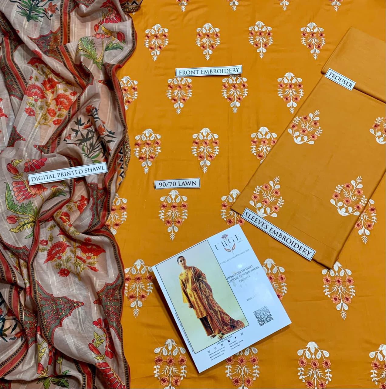 AIRJET 90/70 LAWN EMBROIDERED COLLECTION